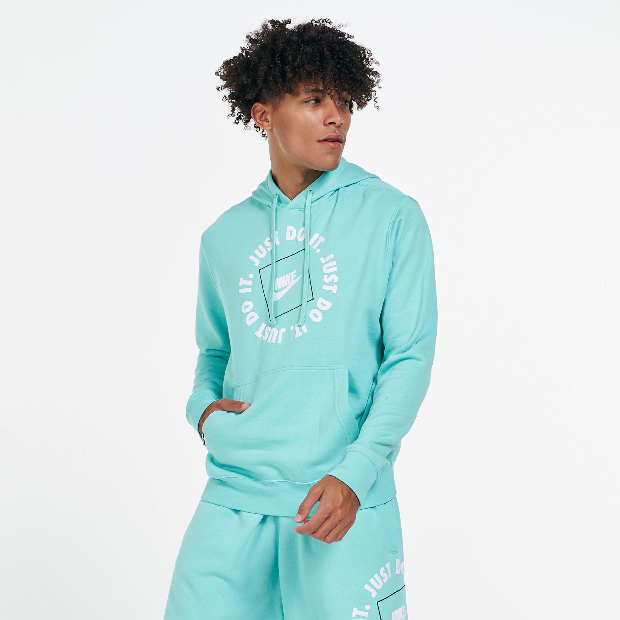 Men s Sportswear Just Do It Pullover Hoodie Green Nike in KSA SSS