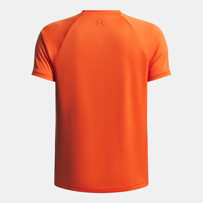 Under Armour Kids' UA Tech Big Logo T-Shirt Orange Under Armour Kids' UA Tech Big Logo T-Shirt Orange image number 1