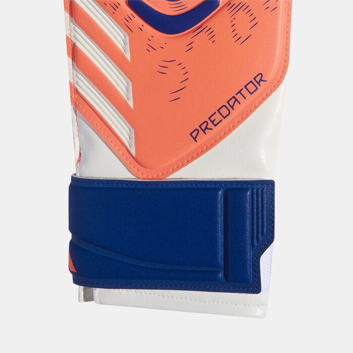 adidas Kids' Predator Training Football Goalkeeper Gloves Orange adidas Kids' Predator Training Football Goalkeeper Gloves Orange image number 2