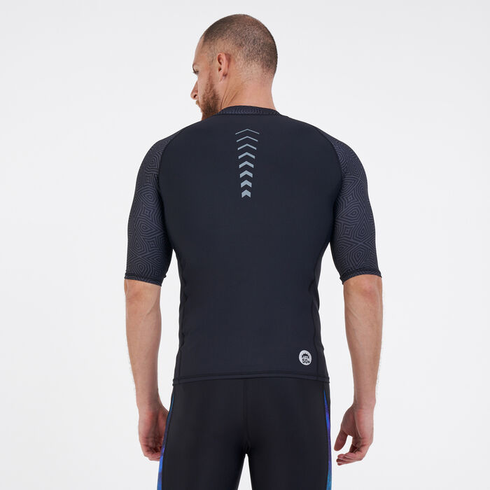 Speedo Men's Pulse Rashguard Black Speedo Men's Pulse Rashguard Black image number 1