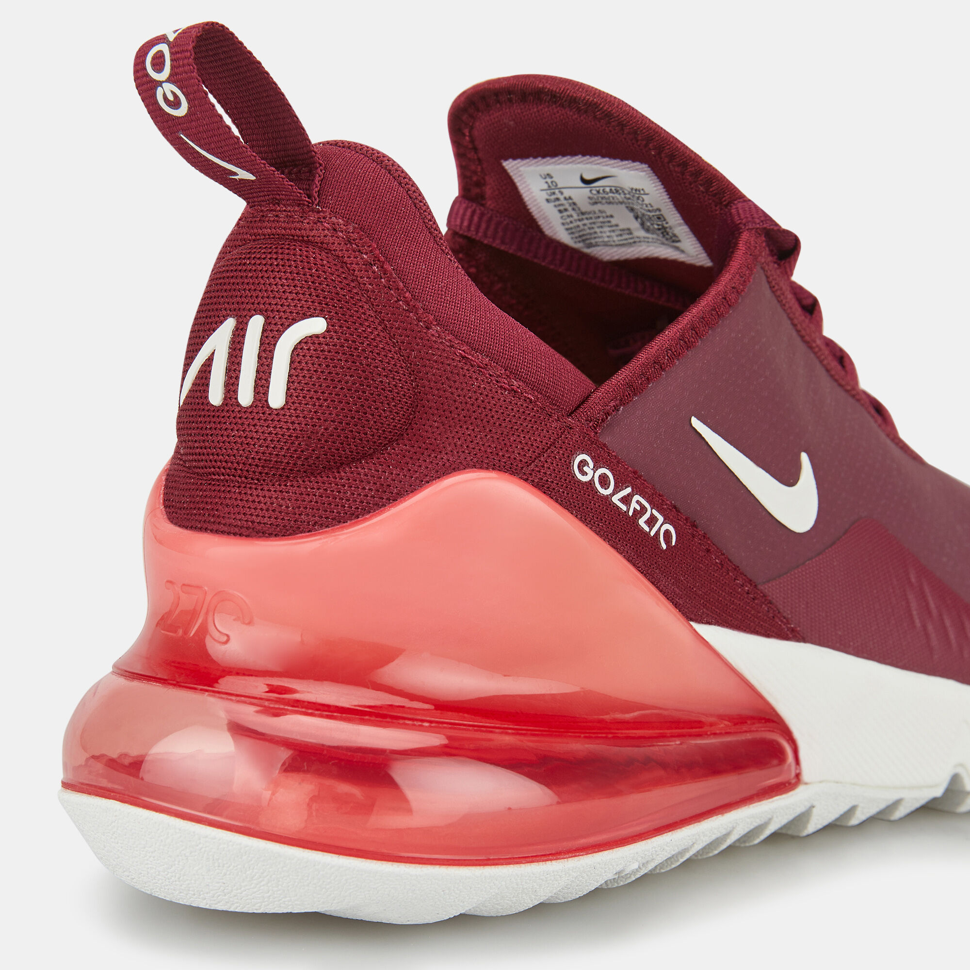 Buy Nike Golf Air Max 270 G Shoe Red in KSA SSS