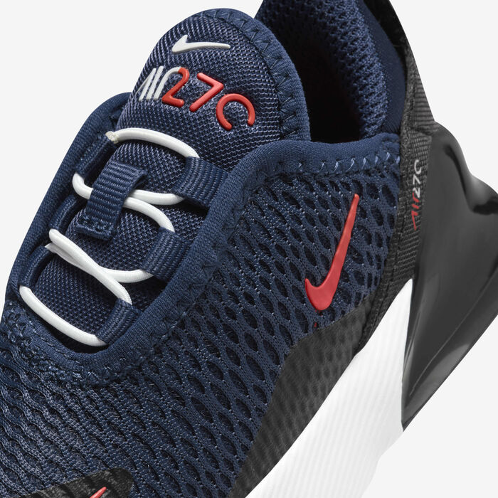 Nike Kids' Air Max 270 Shoes Blue image number 6