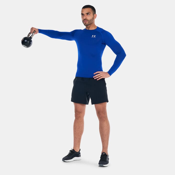 Under Armour Men's HeatGear Armour Training Top Blue Under Armour Men's HeatGear Armour Training Top Blue image number 2