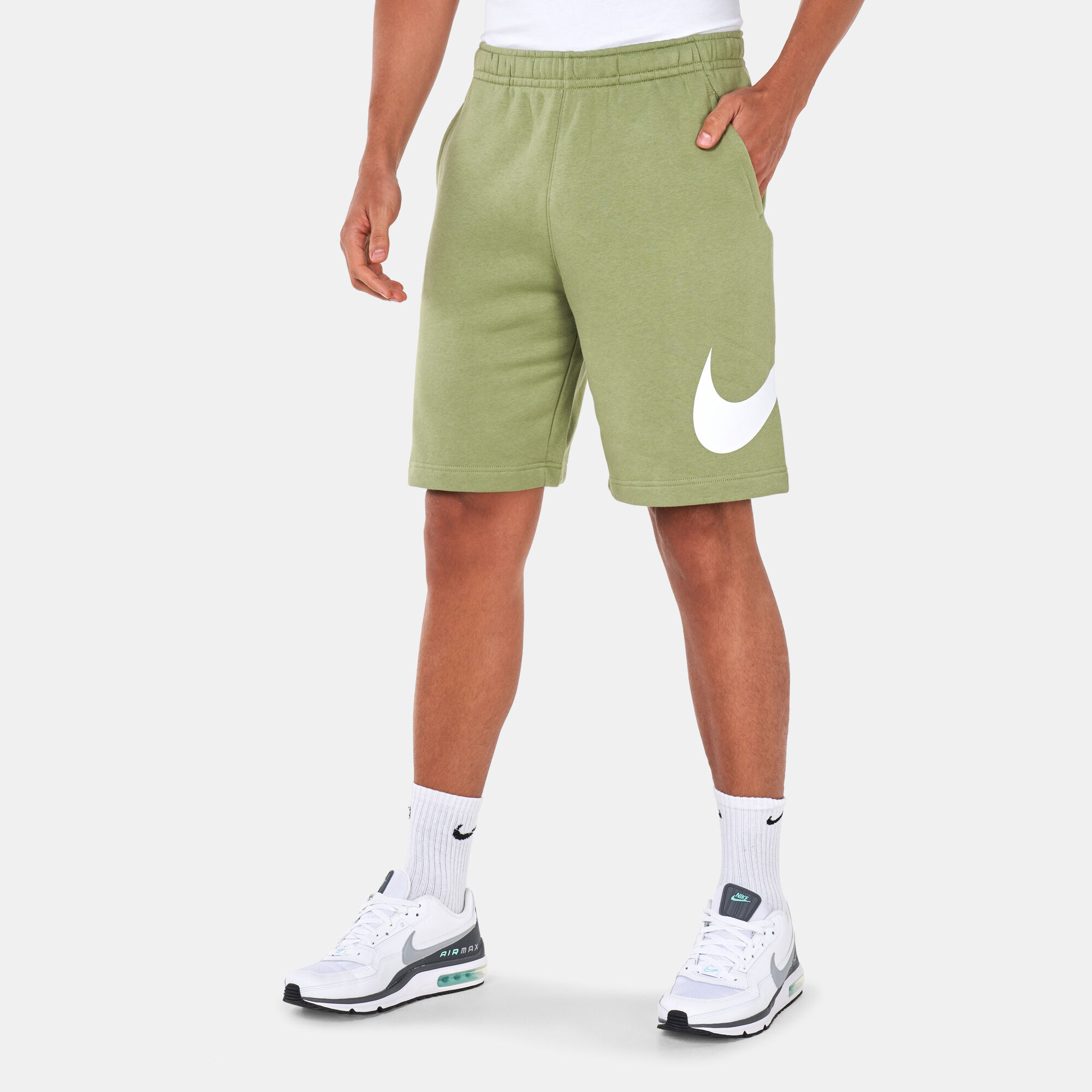 Men s Sportswear Club Graphic Shorts Green Nike in KSA SSS