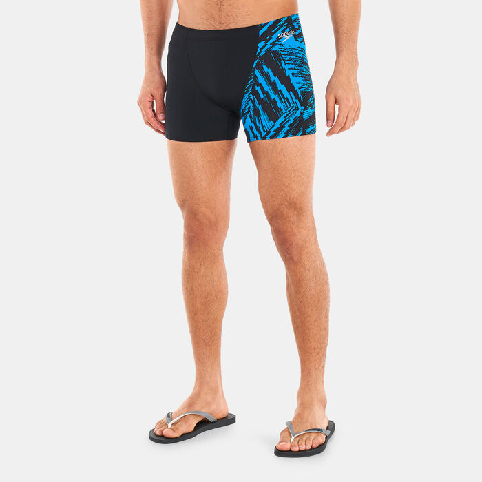 Speedo Men's Allover V-Cut Swimming Shorts Black image number 0