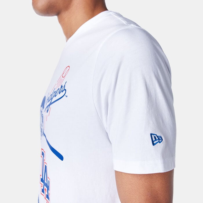 New Era Men's MLB Los Angeles Dodgers T-Shirt White New Era Men's MLB Los Angeles Dodgers T-Shirt White image number 3