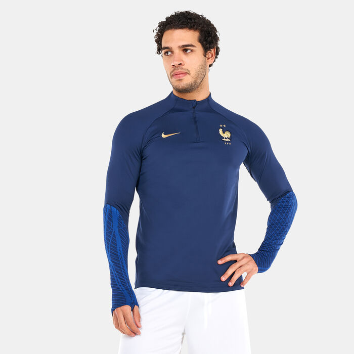 Nike Men's Dri-FIT Strike Drill Shirt Blue Nike Men's Dri-FIT Strike Drill Shirt Blue image number 0