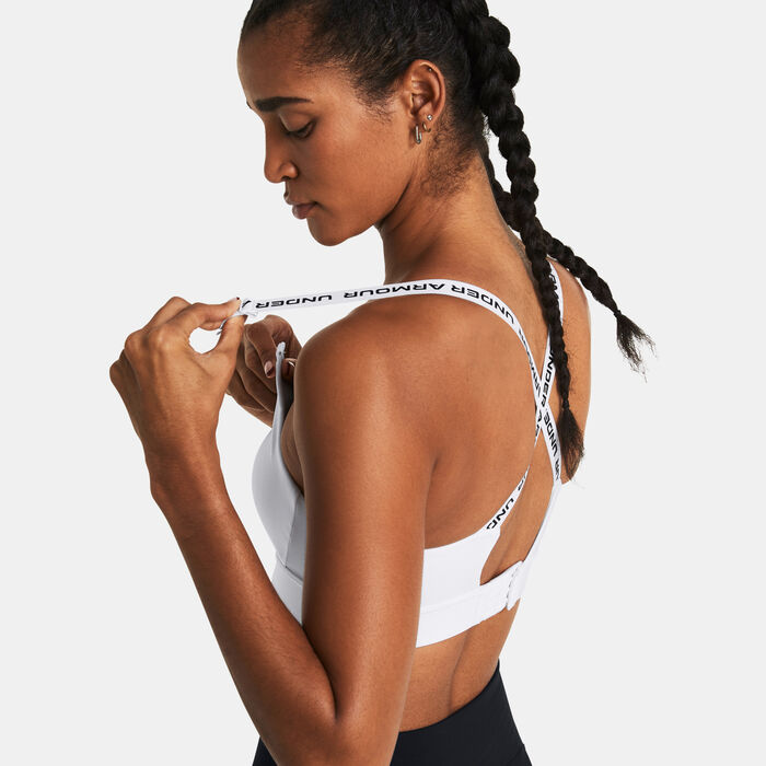 Under Armour Women's Infinity High-Support 2.0 Training Sports Bra Bra White Under Armour Women's Infinity High-Support 2.0 Training Sports Bra Bra White image number 2