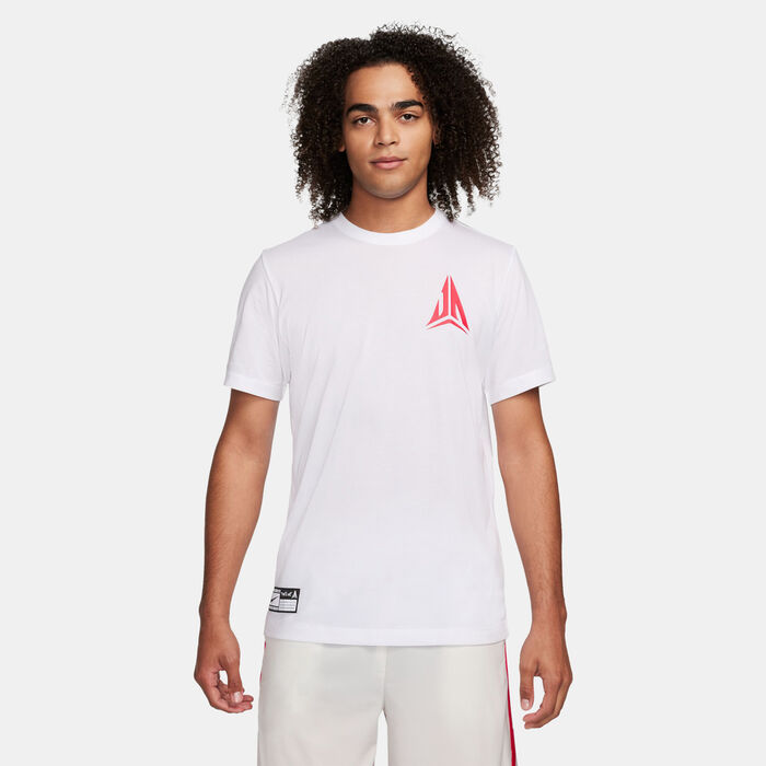 Nike Men's Ja Dri-FIT Basketball T-Shirt White Nike Men's Ja Dri-FIT Basketball T-Shirt White image number 0
