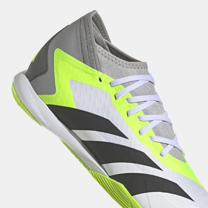 adidas Men's Predator Accuracy.3 Indoor Court Football Shoe White adidas Men's Predator Accuracy.3 Indoor Court Football Shoe White image number 4