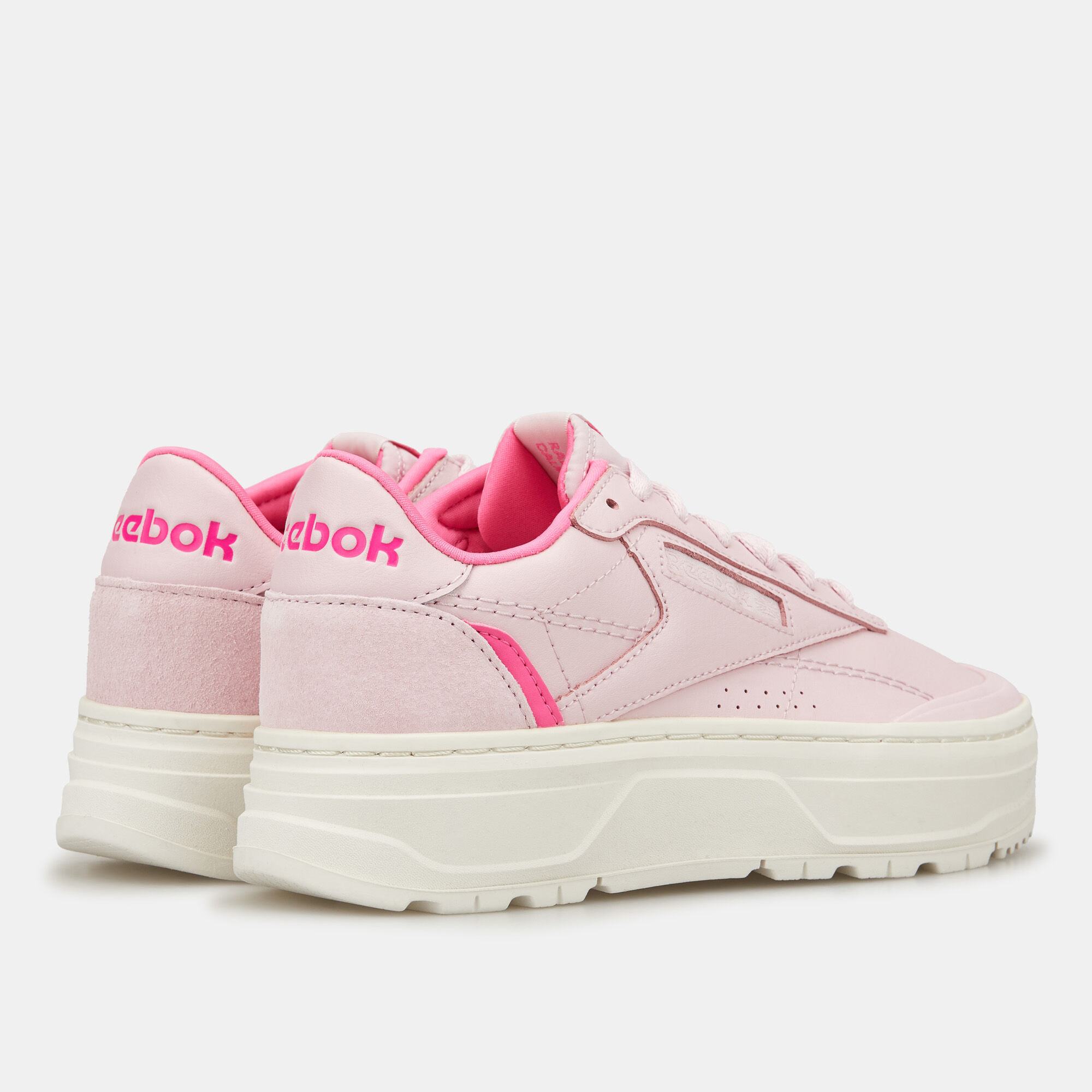 Reebok women's pink sneakers shop