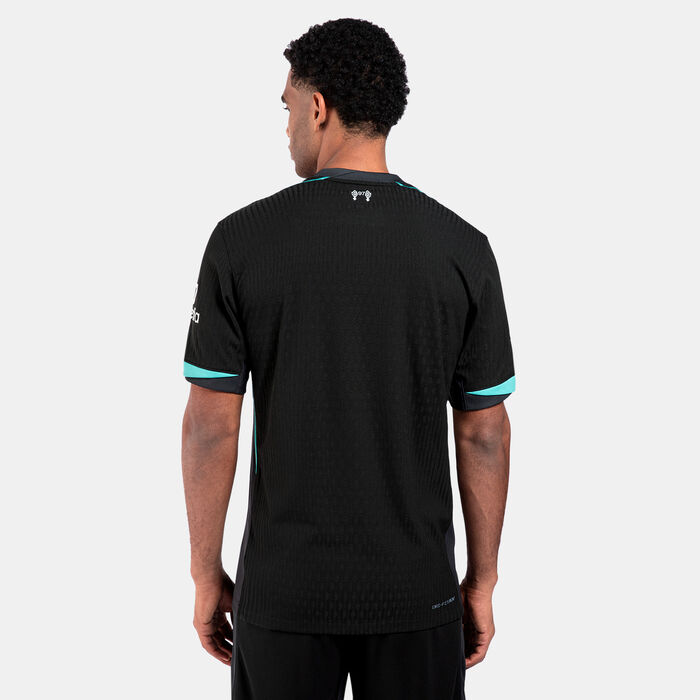 Nike Men's Liverpool 24/25 Away Authentic Football Jersey Green Nike Men's Liverpool 24/25 Away Authentic Football Jersey Green image number 1