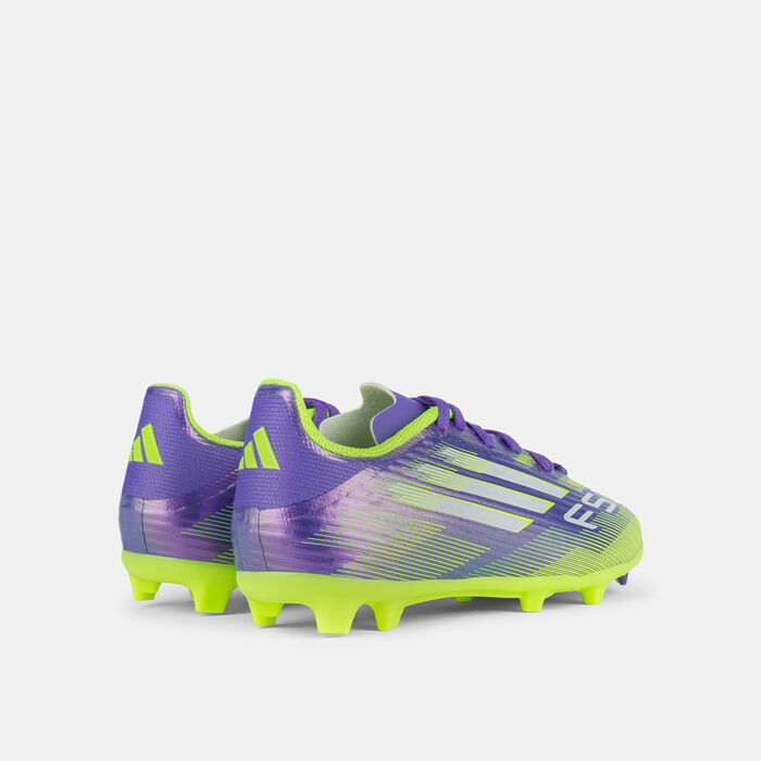 adidas Kids' F50 League Firm/Multi-Ground Football Shoes Purple adidas Kids' F50 League Firm/Multi-Ground Football Shoes Purple image number 2