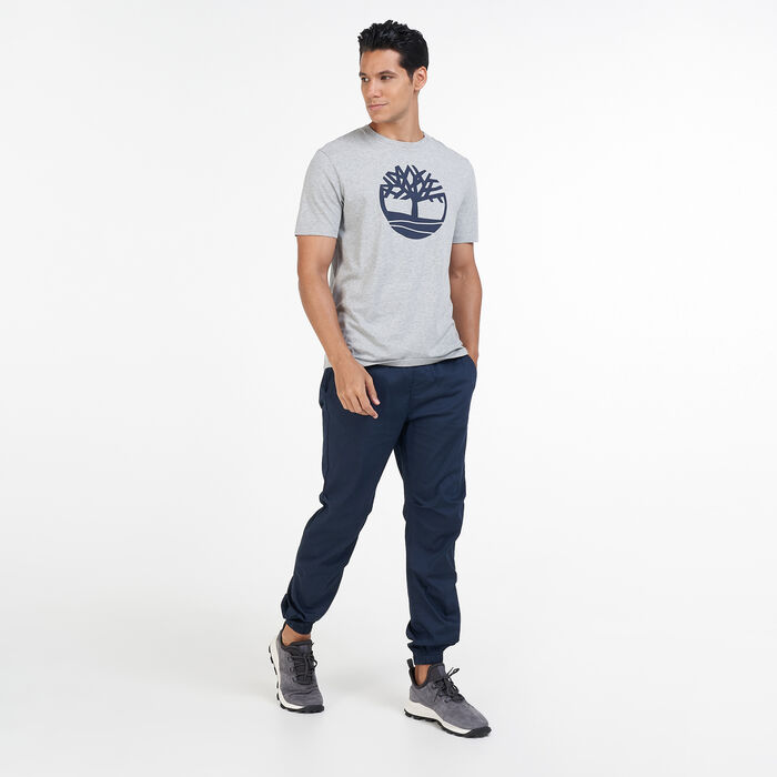 Timberland Men's Kennebec River Tree Logo T-Shirt Grey Timberland Men's Kennebec River Tree Logo T-Shirt Grey image number 2