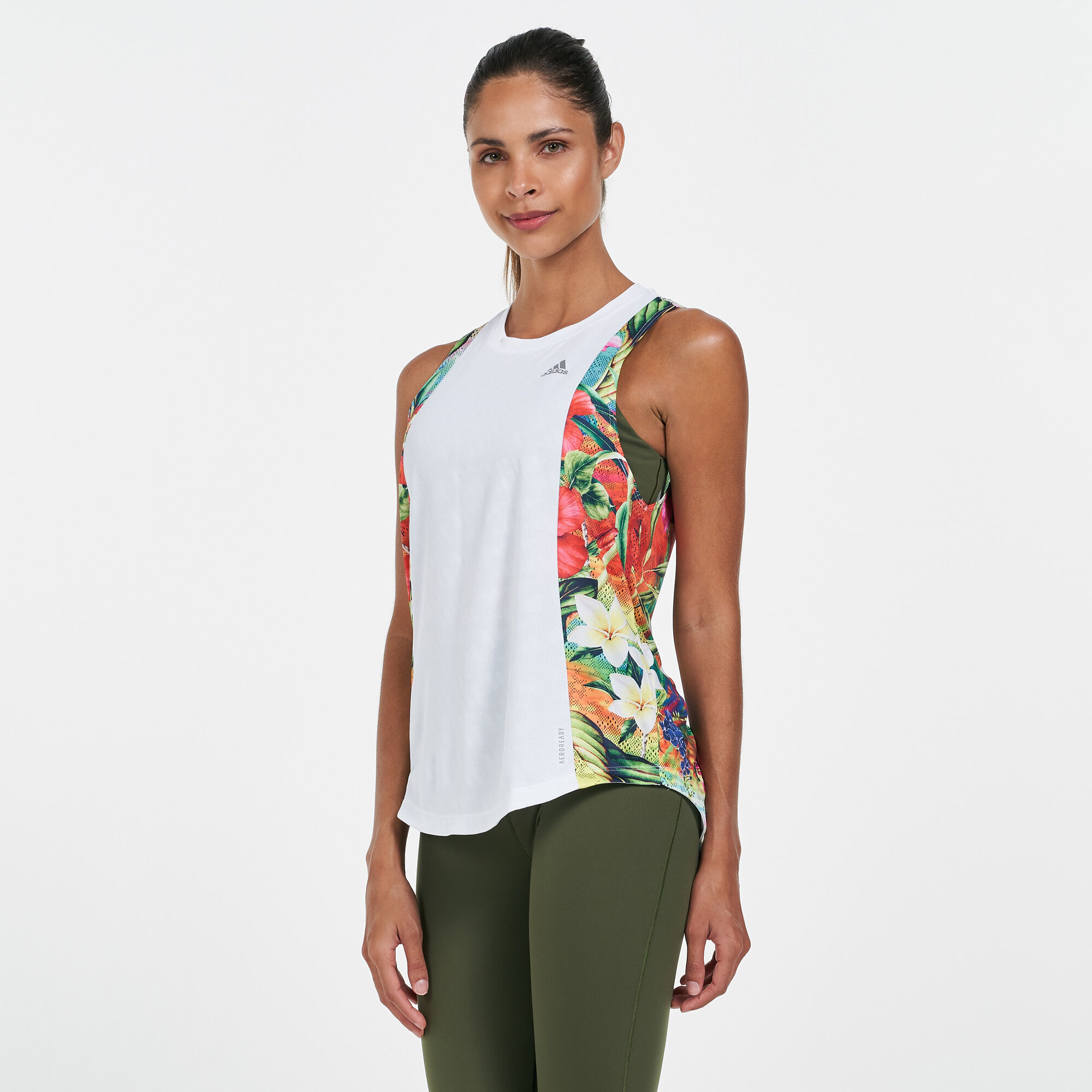 Adidas shop floral tank