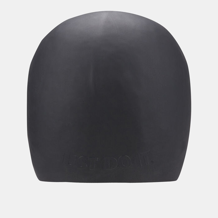 Nike Swim Long Hair Silicone Swimming Cap yellow image number 1