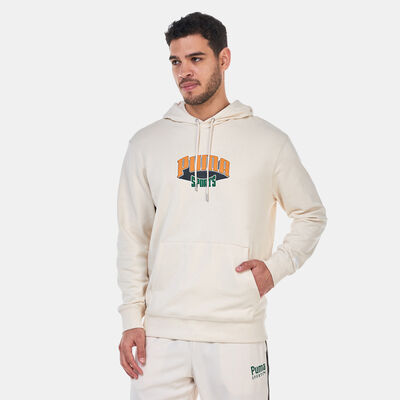 PUMA Men's Team Fanbase Hoodie Beige