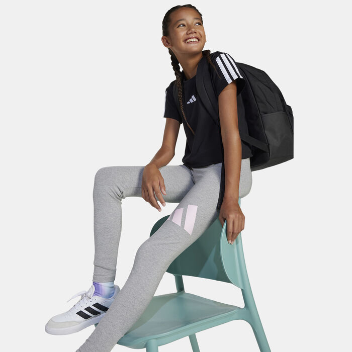 adidas Kids' Essentials Leggings Grey adidas Kids' Essentials Leggings Grey image number 2