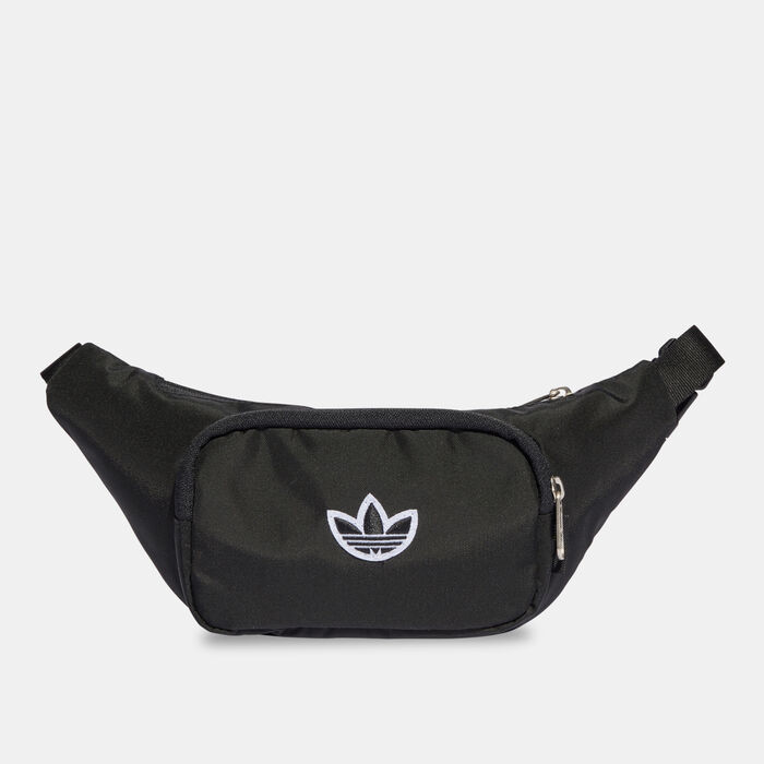 adidas Originals Premium Essentials Waist Bag Black adidas Originals Premium Essentials Waist Bag Black image number 0