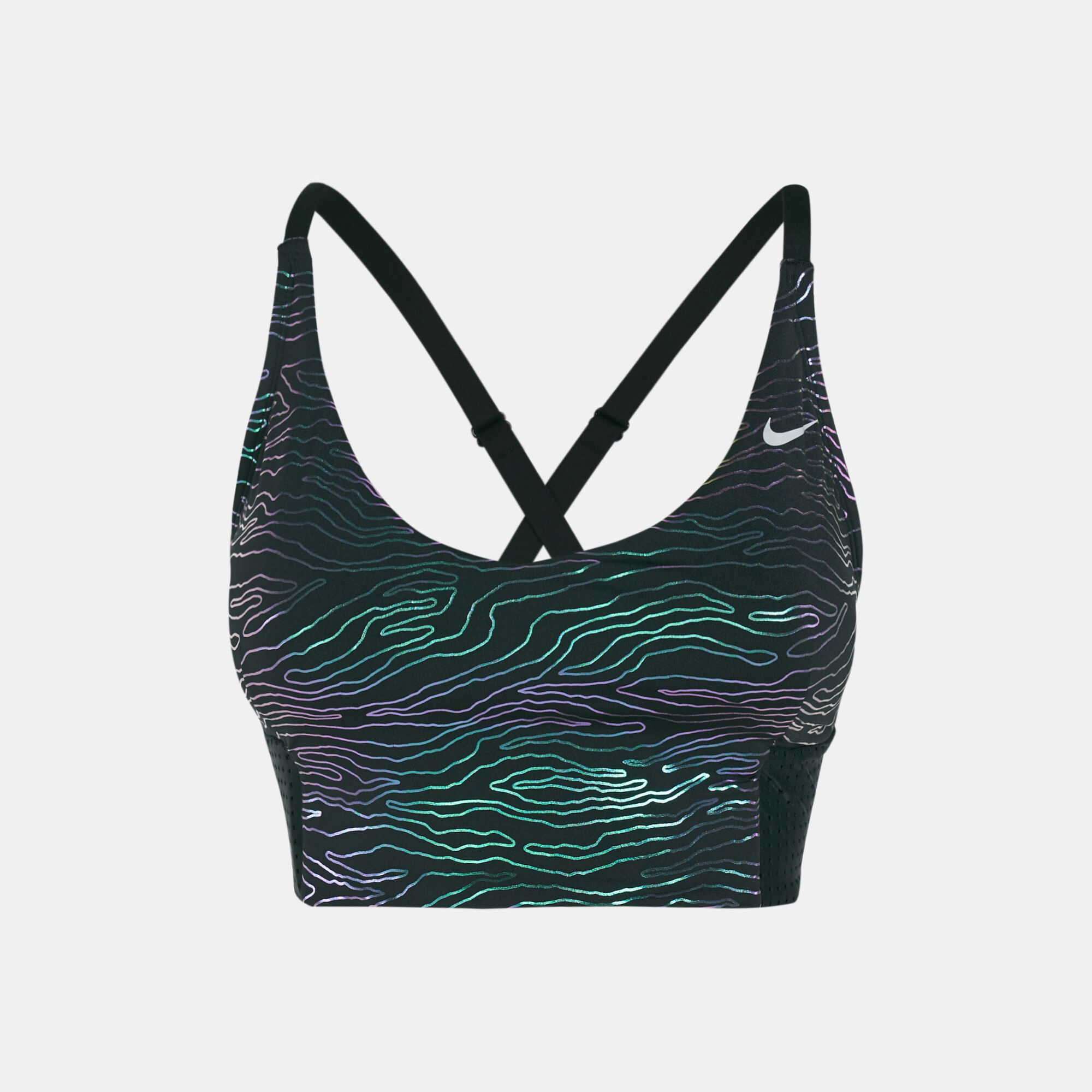 Buy Nike Swim Women s Geo Onyx Crossback Midkini Bikini Top Black
