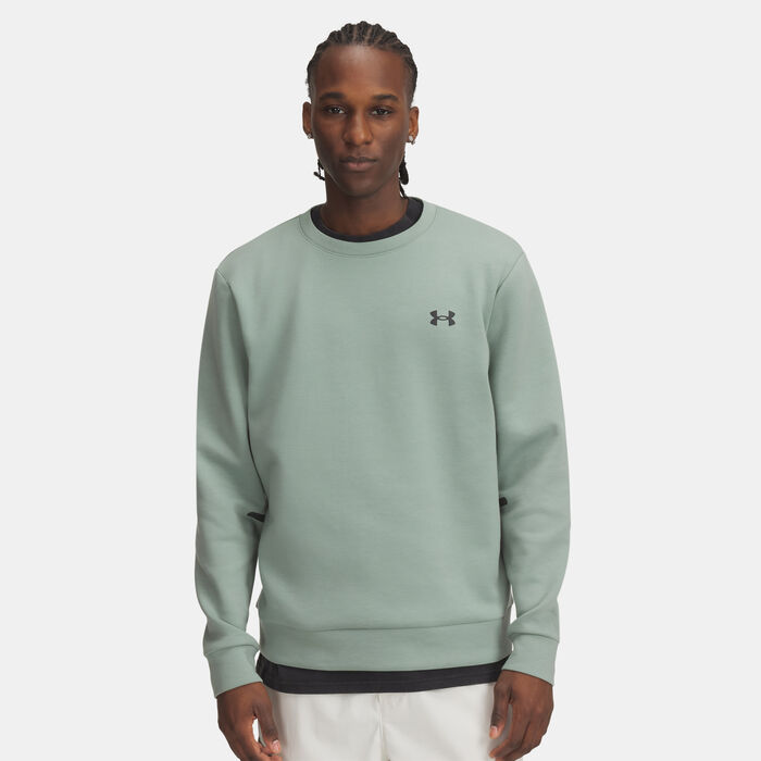 Under Armour Men's Unstoppable Fleece Sweatshirt Green Under Armour Men's Unstoppable Fleece Sweatshirt Green image number 0