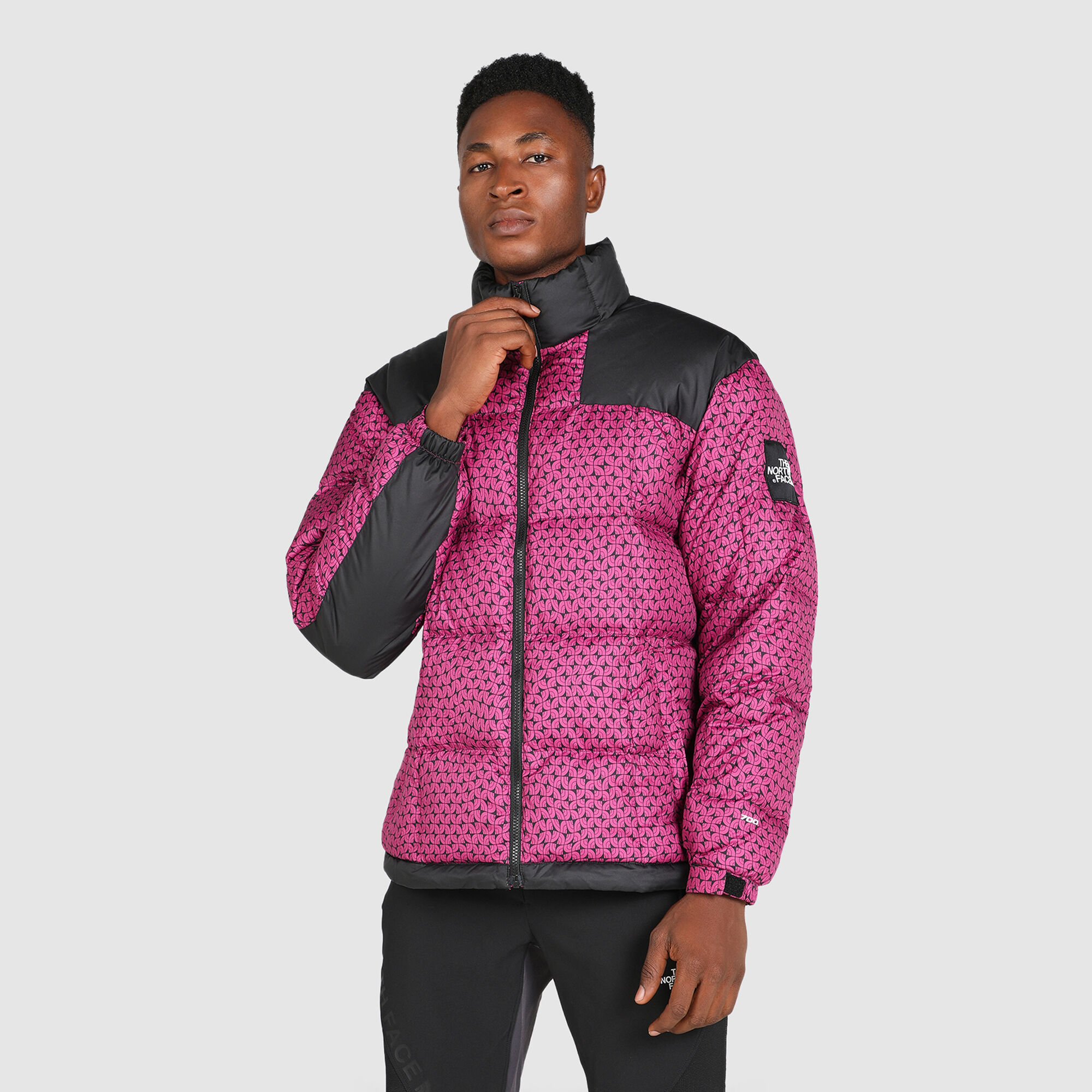 Pink north best sale face jacket mens