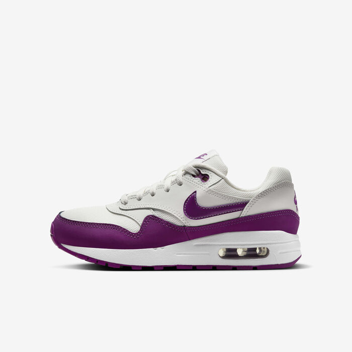 Nike Kids' Air Max 1 Shoes (Older Kids) White image number 0