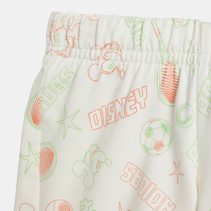 adidas Kids' Disney Mickey Mouse T-Shirt And Shorts Set Green adidas Kids' Disney Mickey Mouse T-Shirt And Shorts Set Green image number 3