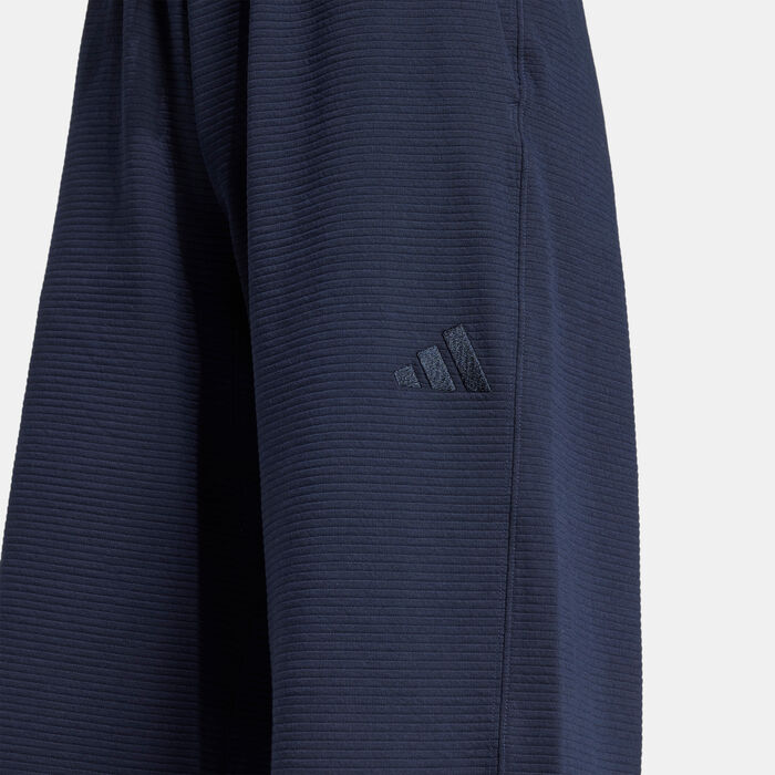 adidas Women's ALL SZN 7/8 Wide Leg Joggers Blue adidas Women's ALL SZN 7/8 Wide Leg Joggers Blue image number 3