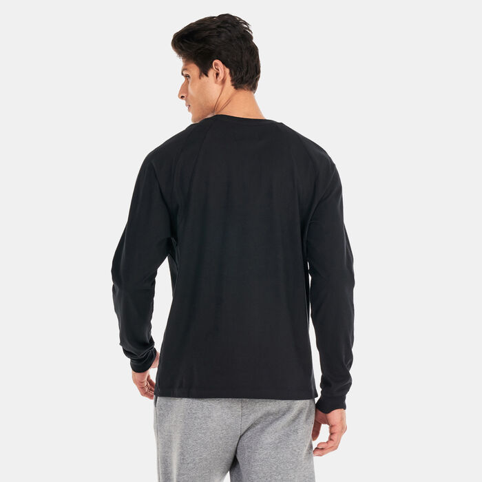 Jordan Men's 23 Engineered Statement Long Sleeve Crew T-Shirt Black image number 1