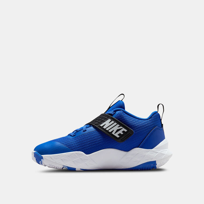 Nike Kids' Team Hustle D Basketball Shoes Blue image number 2