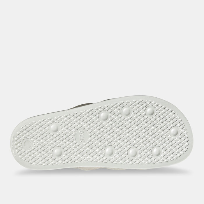 adidas Originals Women's Adilette Essential Slides White adidas Originals Women's Adilette Essential Slides White image number 3