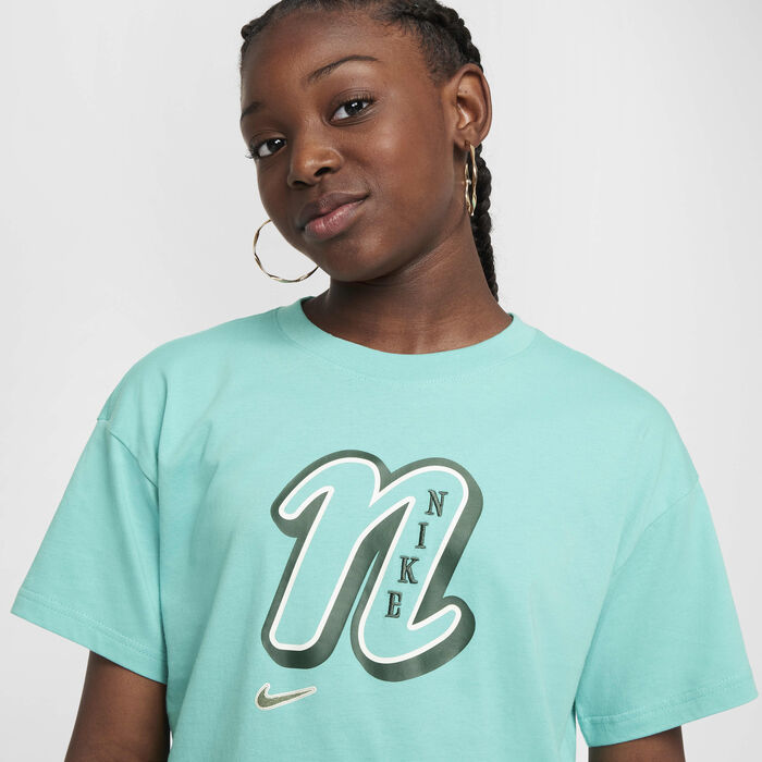 Nike Kids' Sportswear T-Shirt Blue Nike Kids' Sportswear T-Shirt Blue image number 2