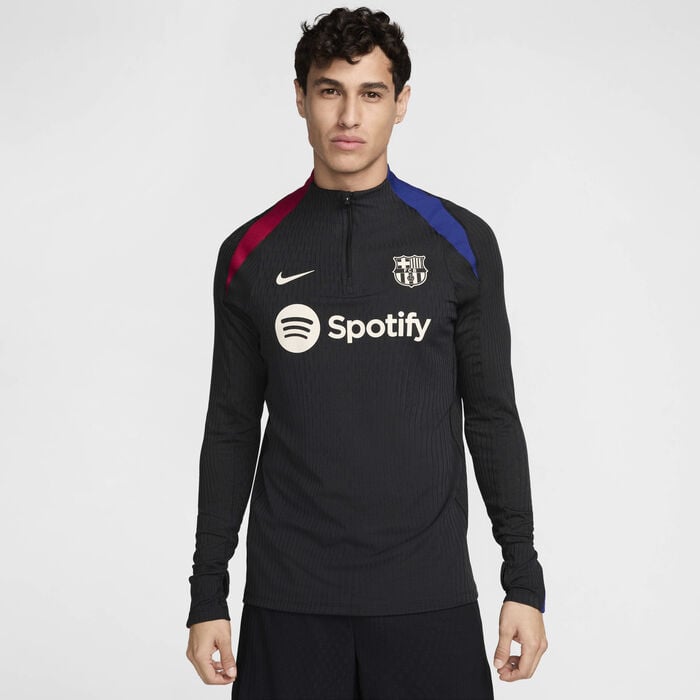 Nike Men's F.C. Barcelona Strike Elite Dri-FIT ADV Football Drill Top Black Nike Men's F.C. Barcelona Strike Elite Dri-FIT ADV Football Drill Top Black image number 0