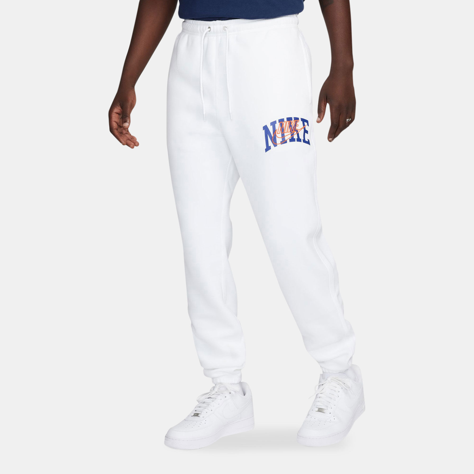 Nike fleece cuff sweatpants mens deals
