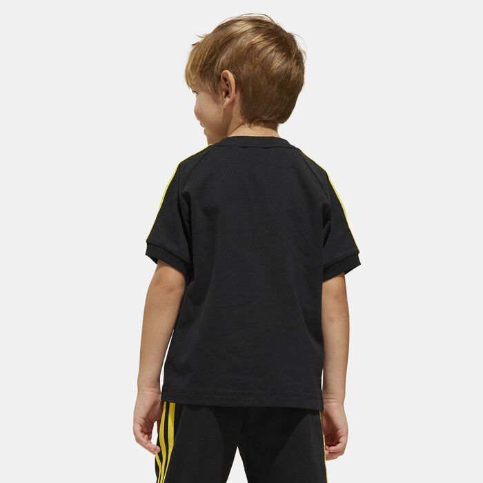 adidas Originals Kids' x Smiley World T-Shirt Black adidas Originals Kids' x Smiley World T-Shirt Black image number 1