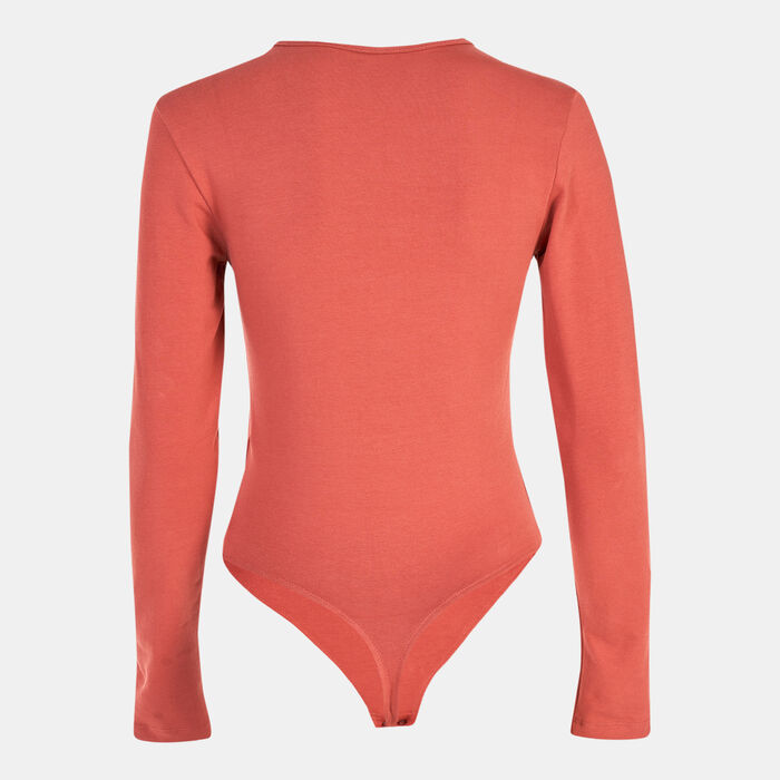 Nike Women's Sportswear Icon Clash Bodysuit Red Nike Women's Sportswear Icon Clash Bodysuit Red image number 1