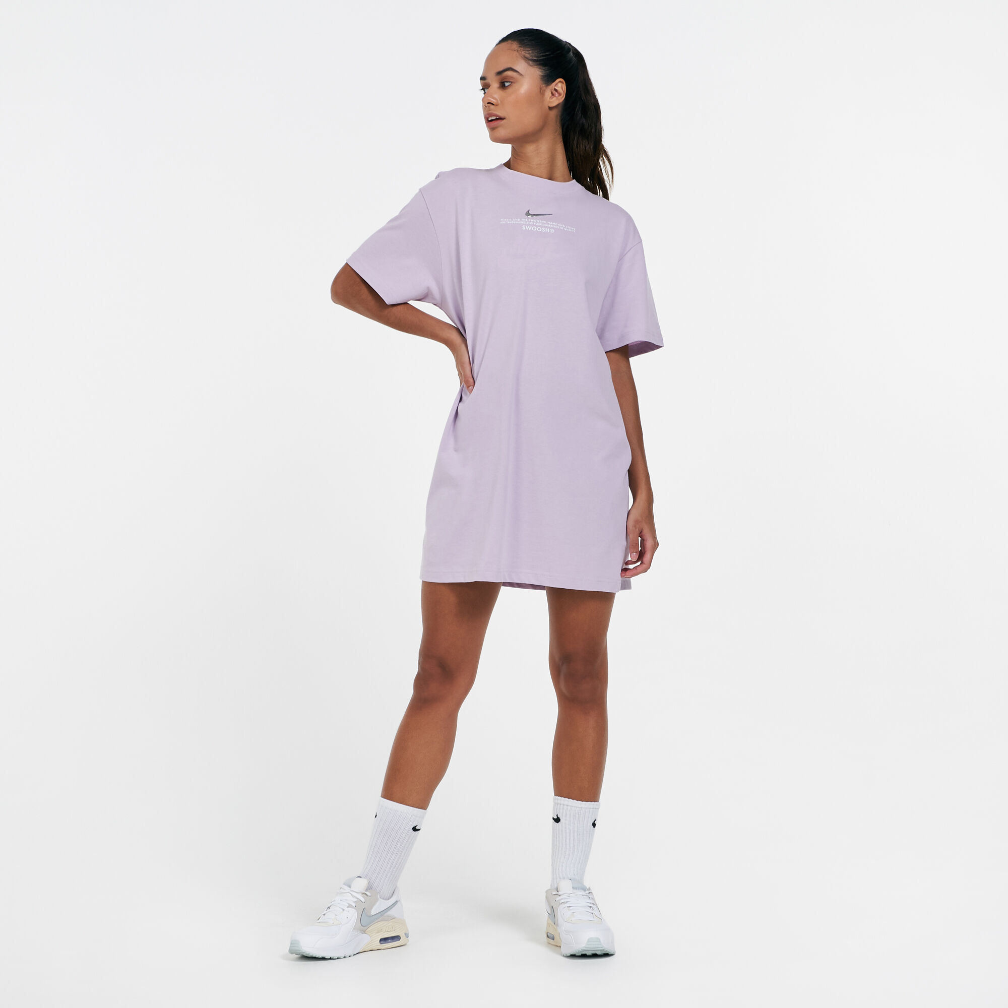 Purple nike sale dress