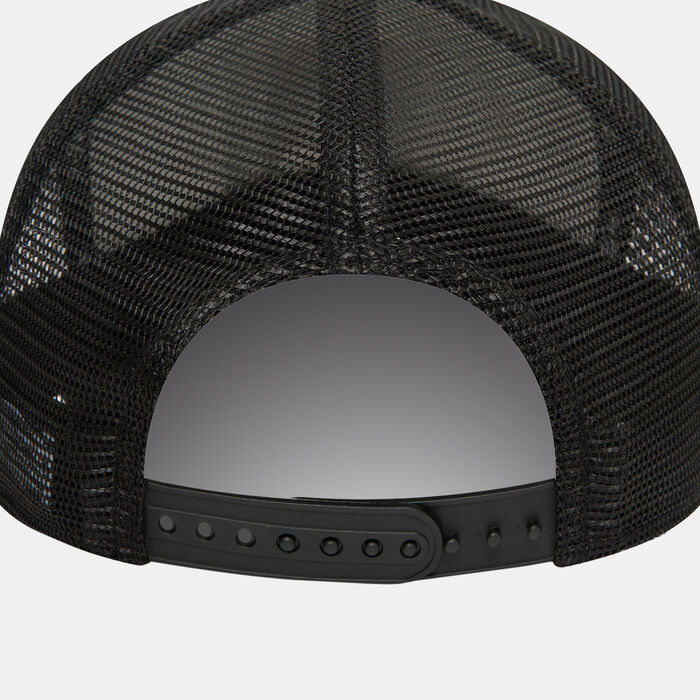 New Era Men's New York Graphic Print Trucker Cap Black New Era Men's New York Graphic Print Trucker Cap Black image number 1