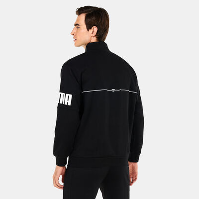 PUMA Men's Power Half-Zip Sweatshirt Black