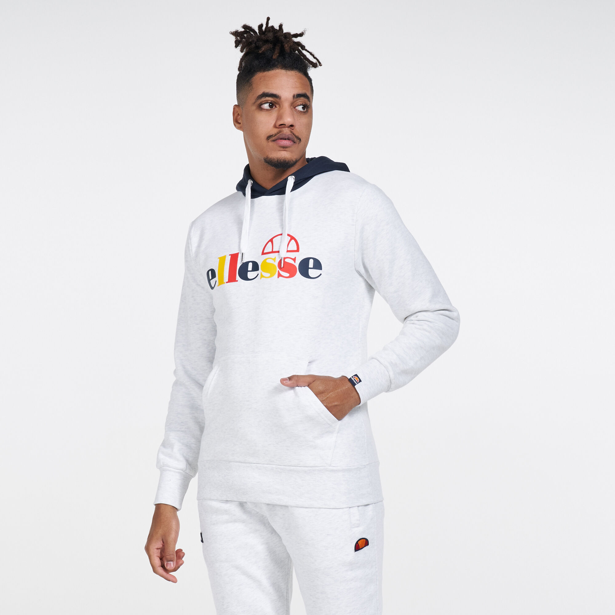 Ellesse white cheap hoodie mens