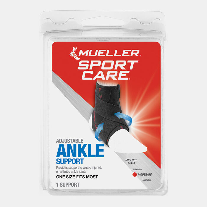 Mueller Adjustable Ankle Support (One Size) Black Mueller Adjustable Ankle Support (One Size) Black image number 2