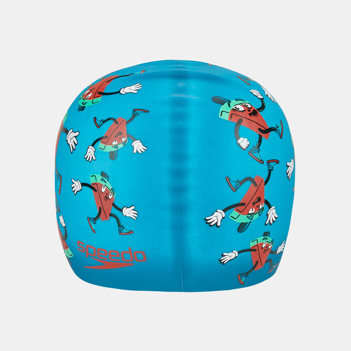 Speedo Kids' Boom Silicone Swimming Cap Multi-Color Speedo Kids' Boom Silicone Swimming Cap Multi-Color image number 1