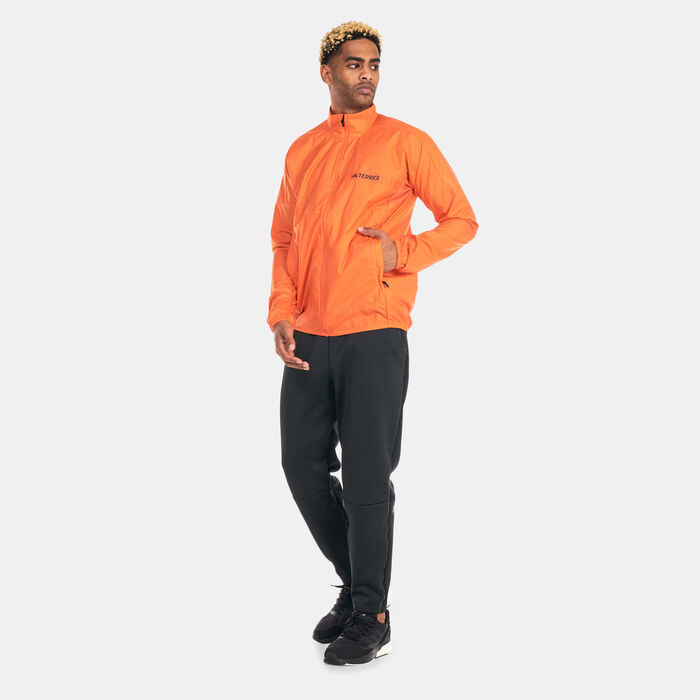 adidas Men's Terrex Multi Windbreaker Jacket Orange adidas Men's Terrex Multi Windbreaker Jacket Orange image number 2
