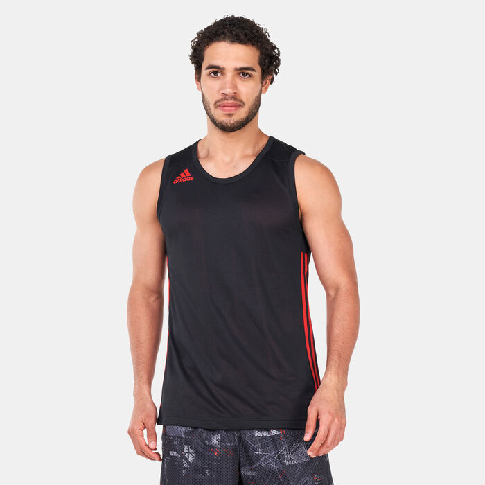 adidas Men's 3G Speed Reversible Jersey Black adidas Men's 3G Speed Reversible Jersey Black image number 0