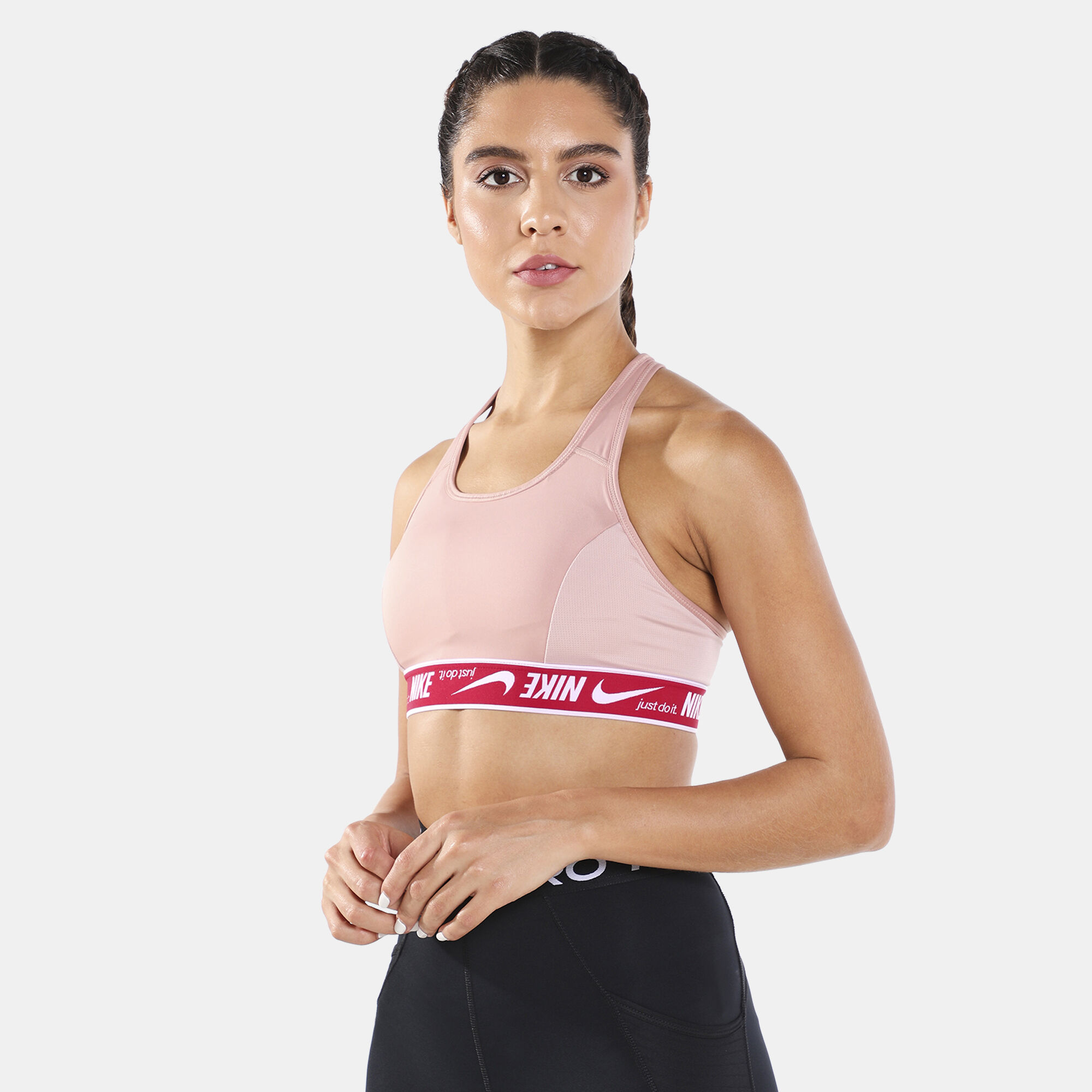Nike classic logo sales sports bra