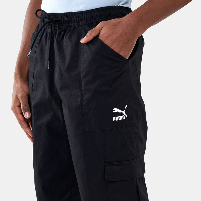PUMA Men's Classics Cargo Pants Black PUMA Men's Classics Cargo Pants Black image number 3