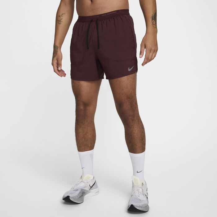 Nike Men's Stride Dri-FIT Running Shorts Maroon image number 0