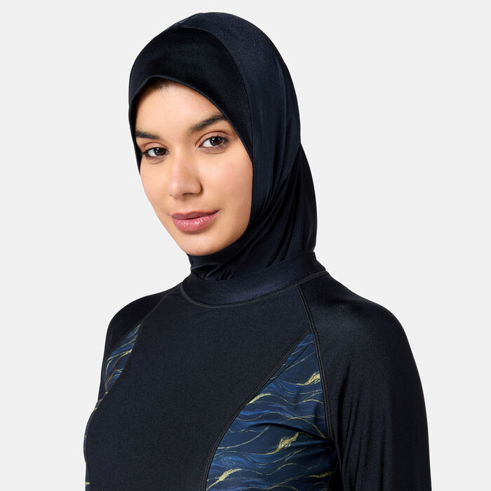 COEGA Women's Modest 3-Piece Swimsuit Black COEGA Women's Modest 3-Piece Swimsuit Black image number 3