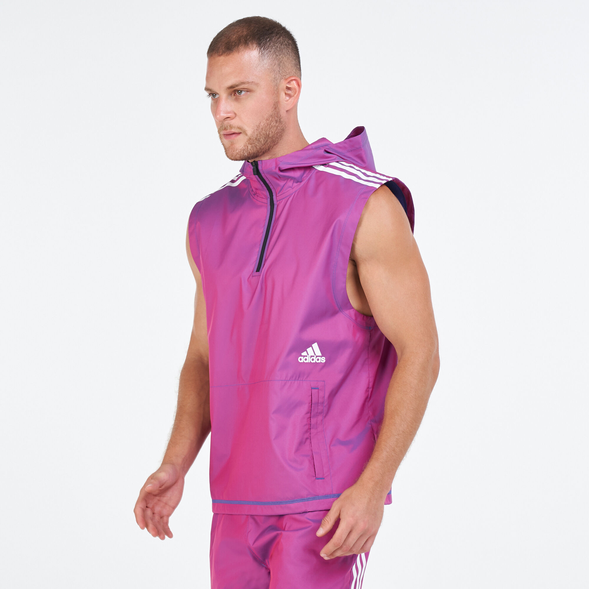 Adidas blue vest discount